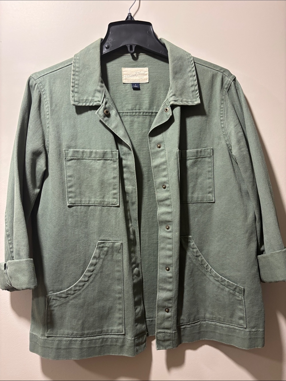 Universal Thread Lightweight Utility Jacket in Sage